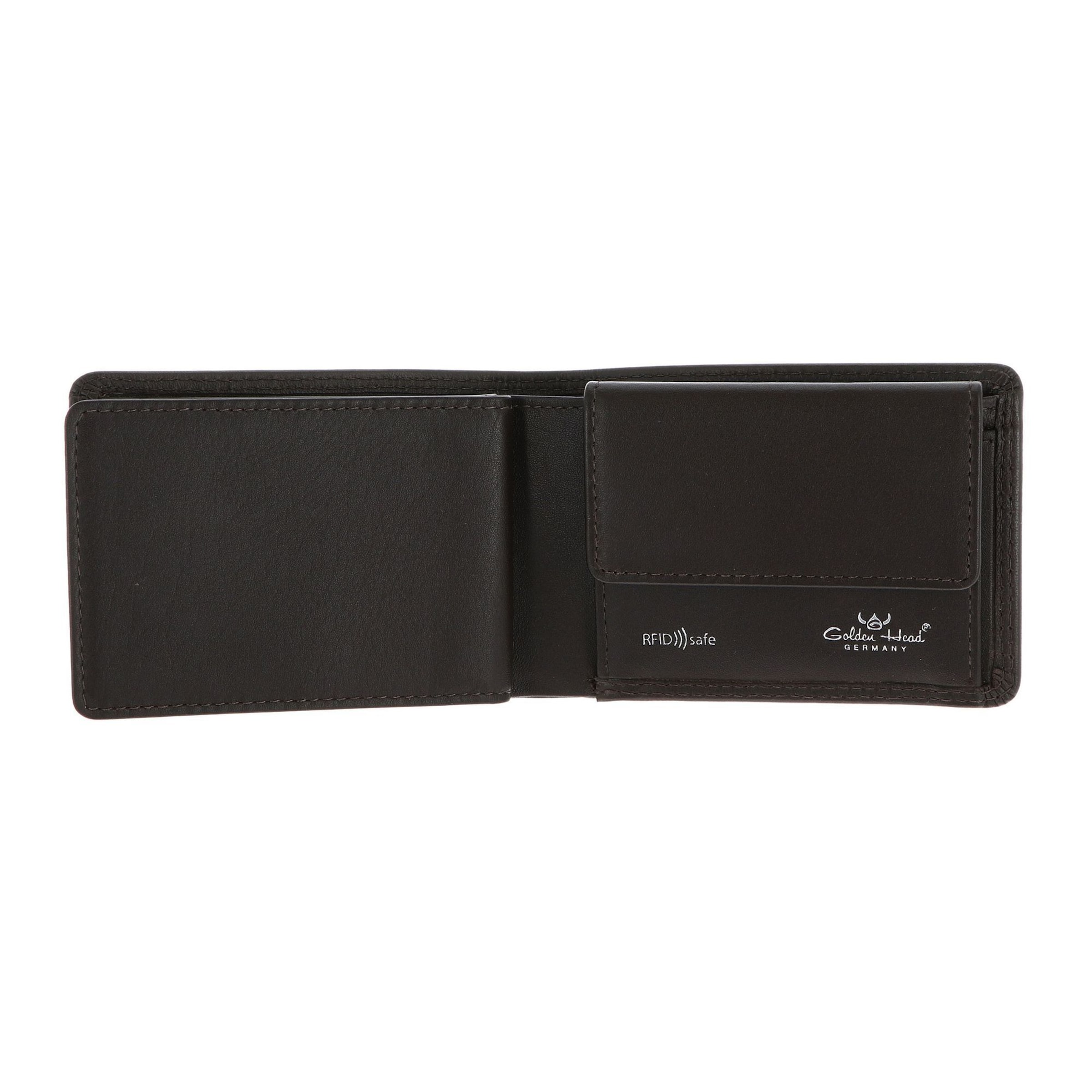 GOLDEN HEAD Wallet 'Polo' in Brown