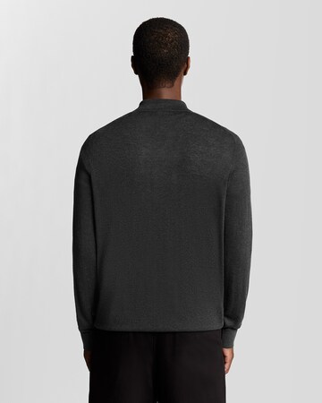 Lyle & Scott Sweatvest 'Cable Knit' in Grijs