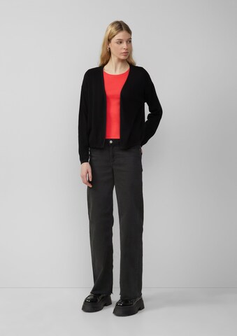 QS Strickjacke in Schwarz