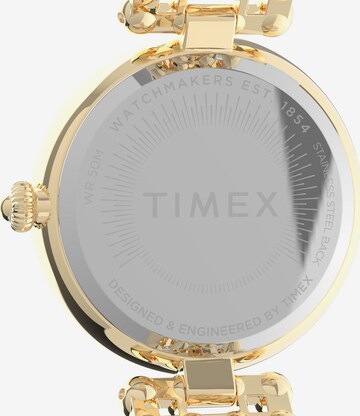 TIMEX Analoog horloge 'City Collection' in Goud