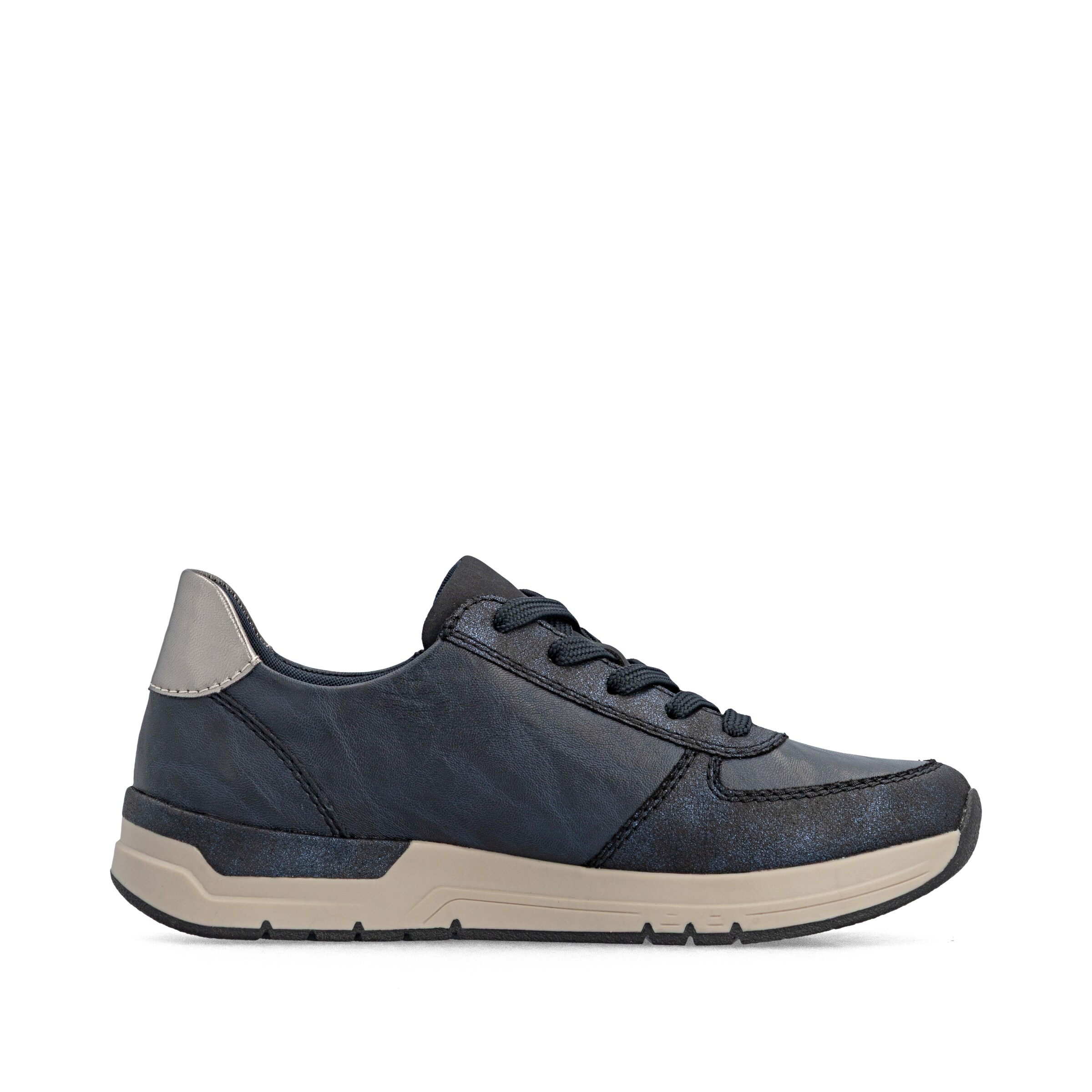 Baskets basses Rieker en bleu