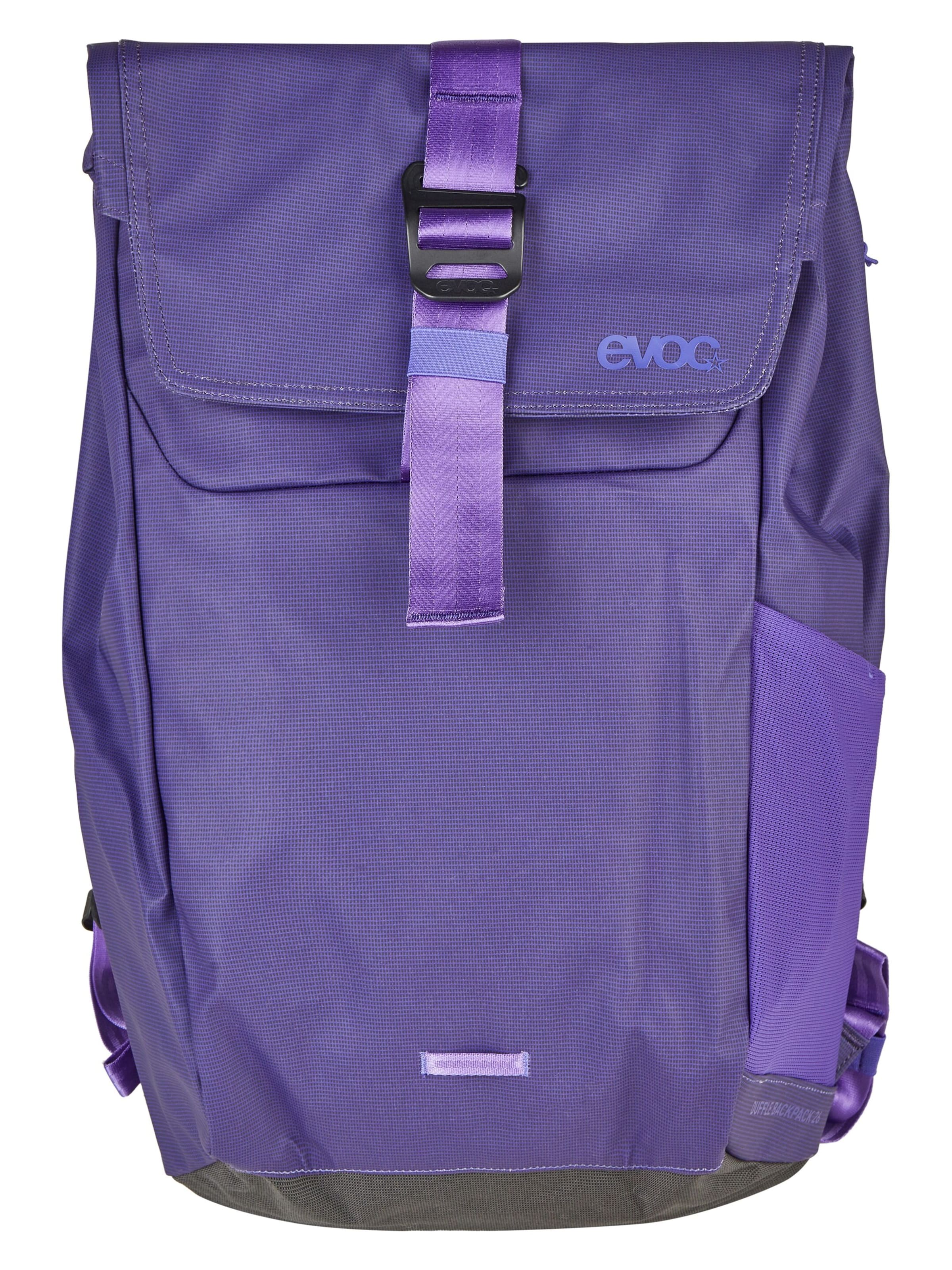 EVOC Backpack in Purple: front