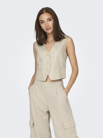 Gilet da completo 'JDYMAYA SAY' di JDY in beige: frontale