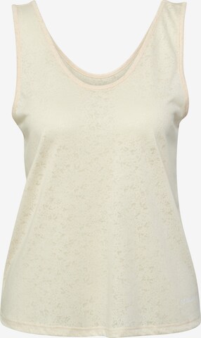 Top di Hummel in beige: frontale