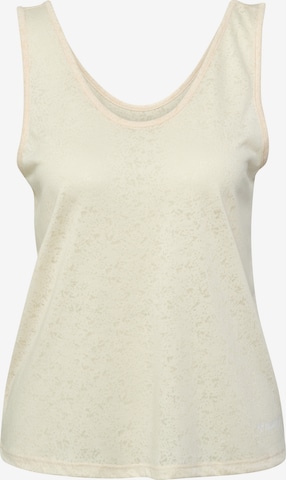 Hummel Top in Beige: voorkant