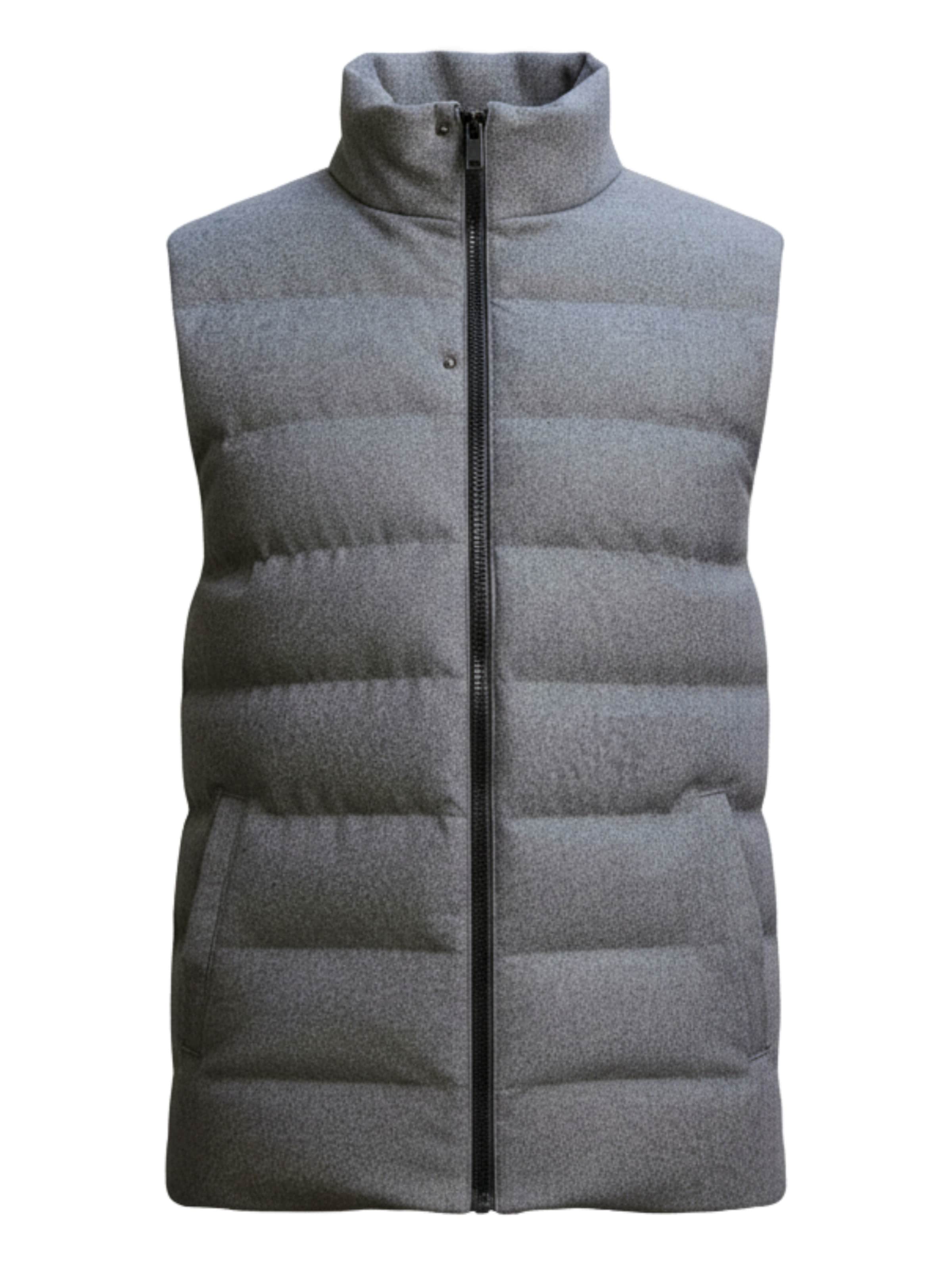 Ombre Bodywarmer in Grijs: voorkant