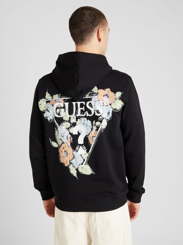 Felpa di GUESS in nero: frontale