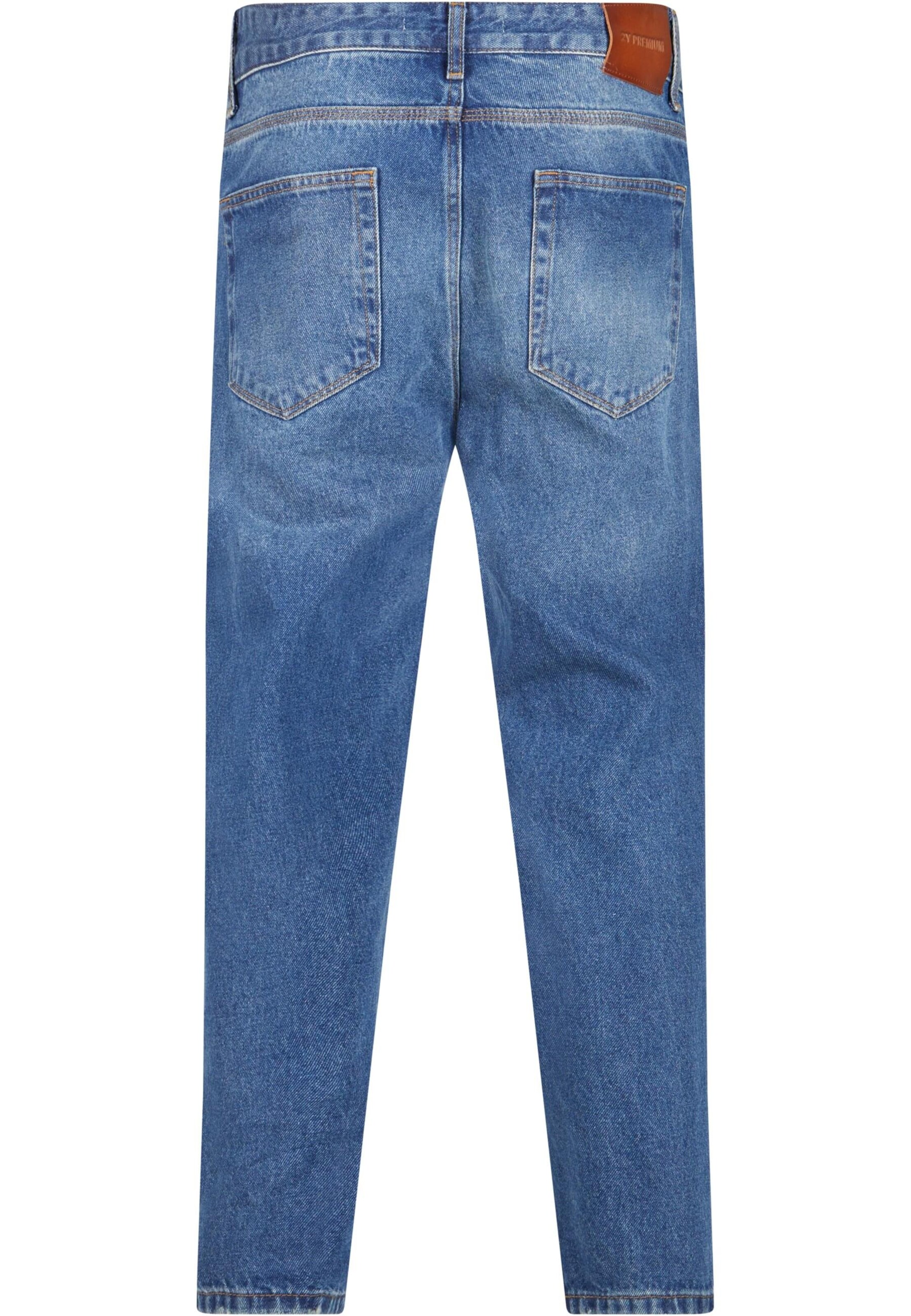 2Y Premium Regular Jeans in Blau