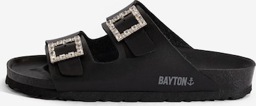 juoda Bayton Šlepetės 'STRASS ATLAS': priekis