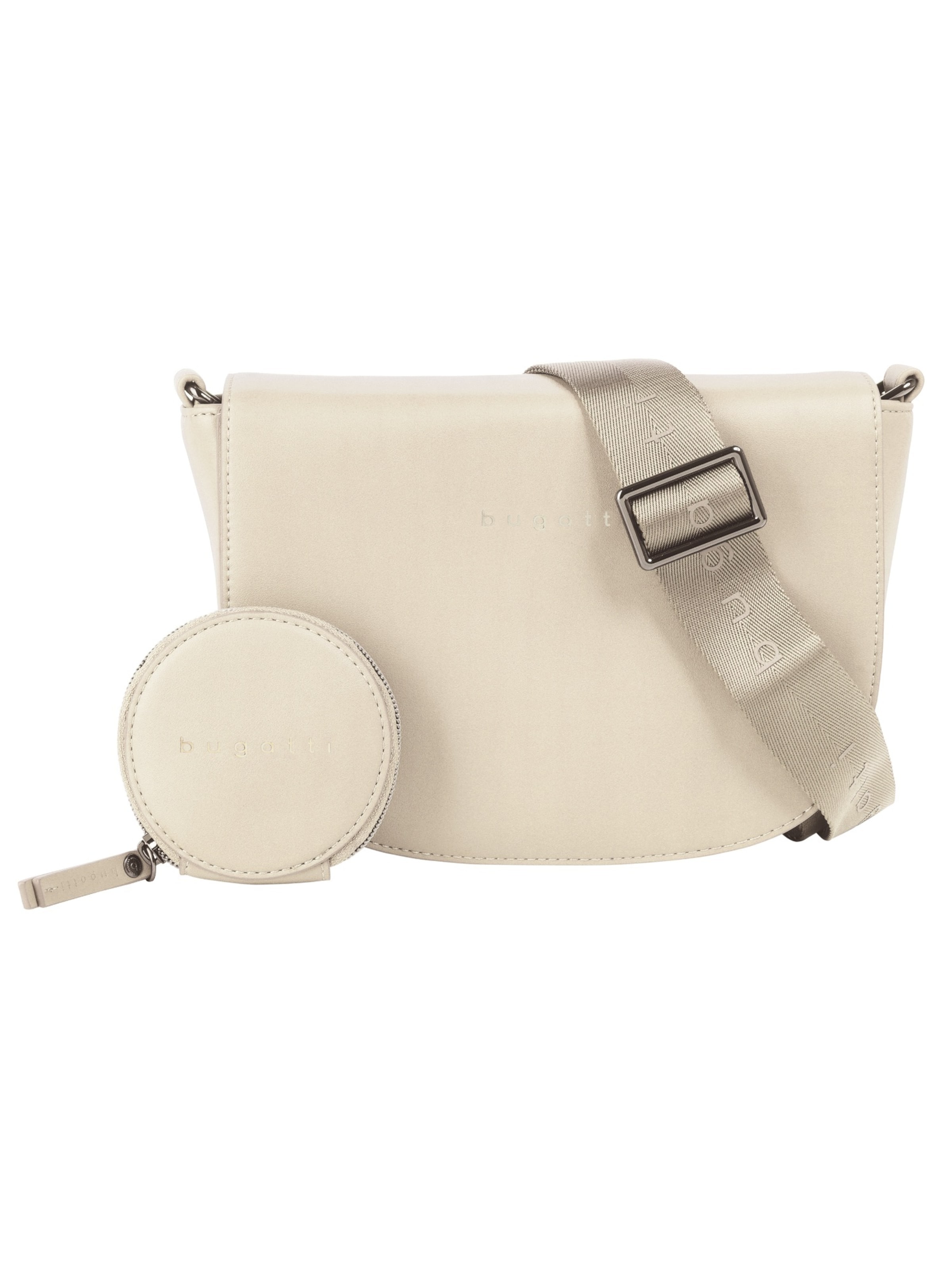 bugatti Umhängetasche 'ALMATA'‌‌‌‌ in Beige: Vorderseite