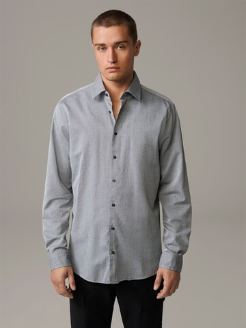 STRELLSON Regular fit Overhemd 'Stan' in Blauw: voorkant