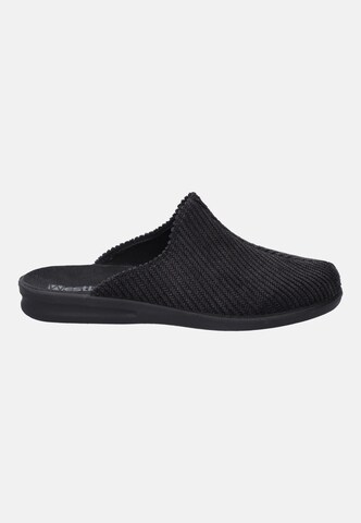 Westland Slippers ' Belfort 123' in Black
