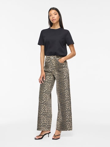 VILA Wide Leg Jeans in Beige