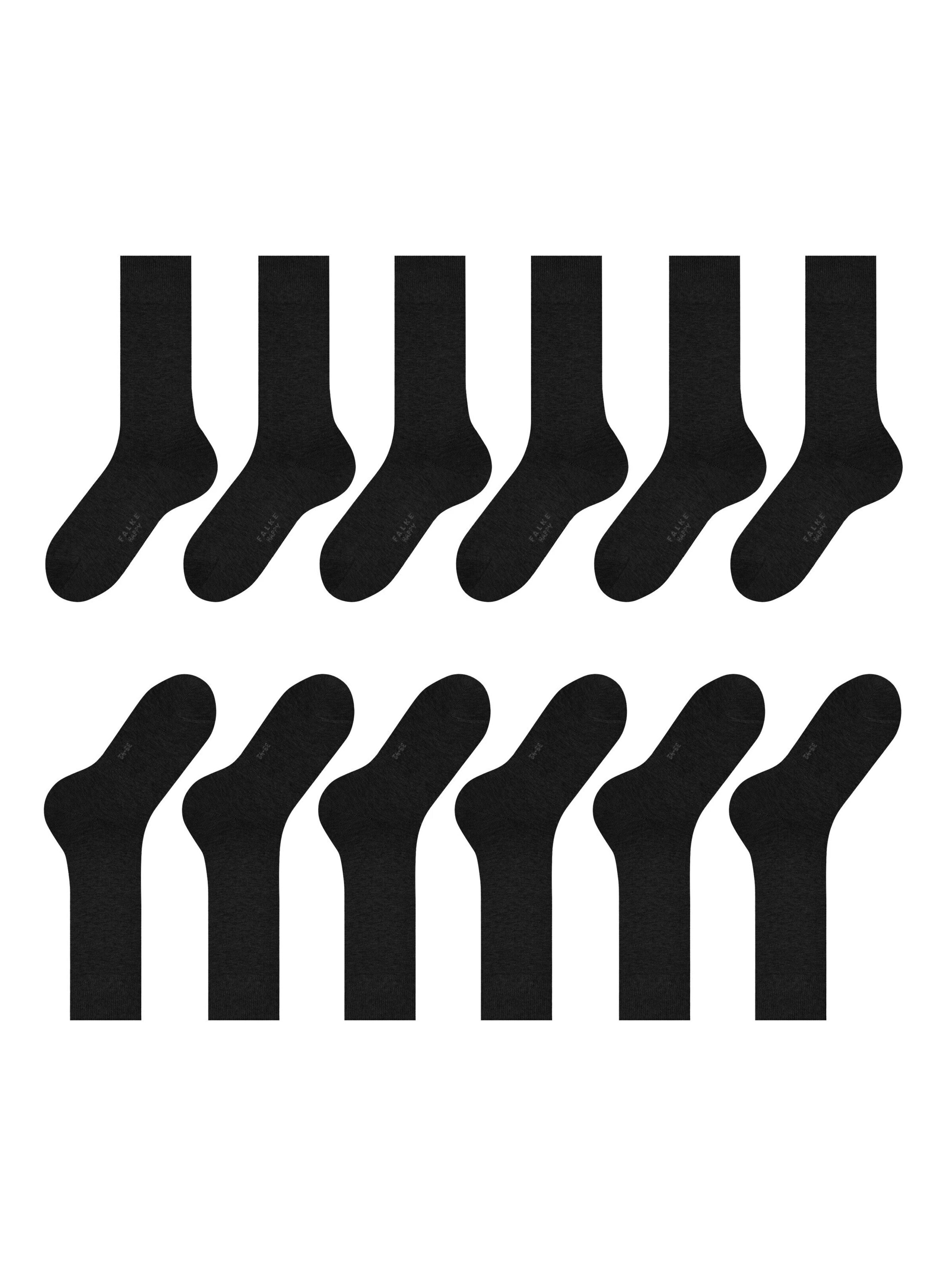 FALKE Socken 'Happy 6-Pack'‌‌‌‌‌‌‌‌‌ in Grau