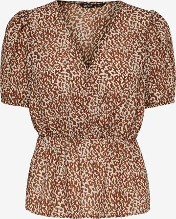 ONLY Blouse in Brown: front
