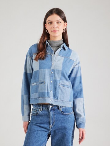 Veste mi-saison 'OBJFRANCEY' OBJECT en bleu : devant