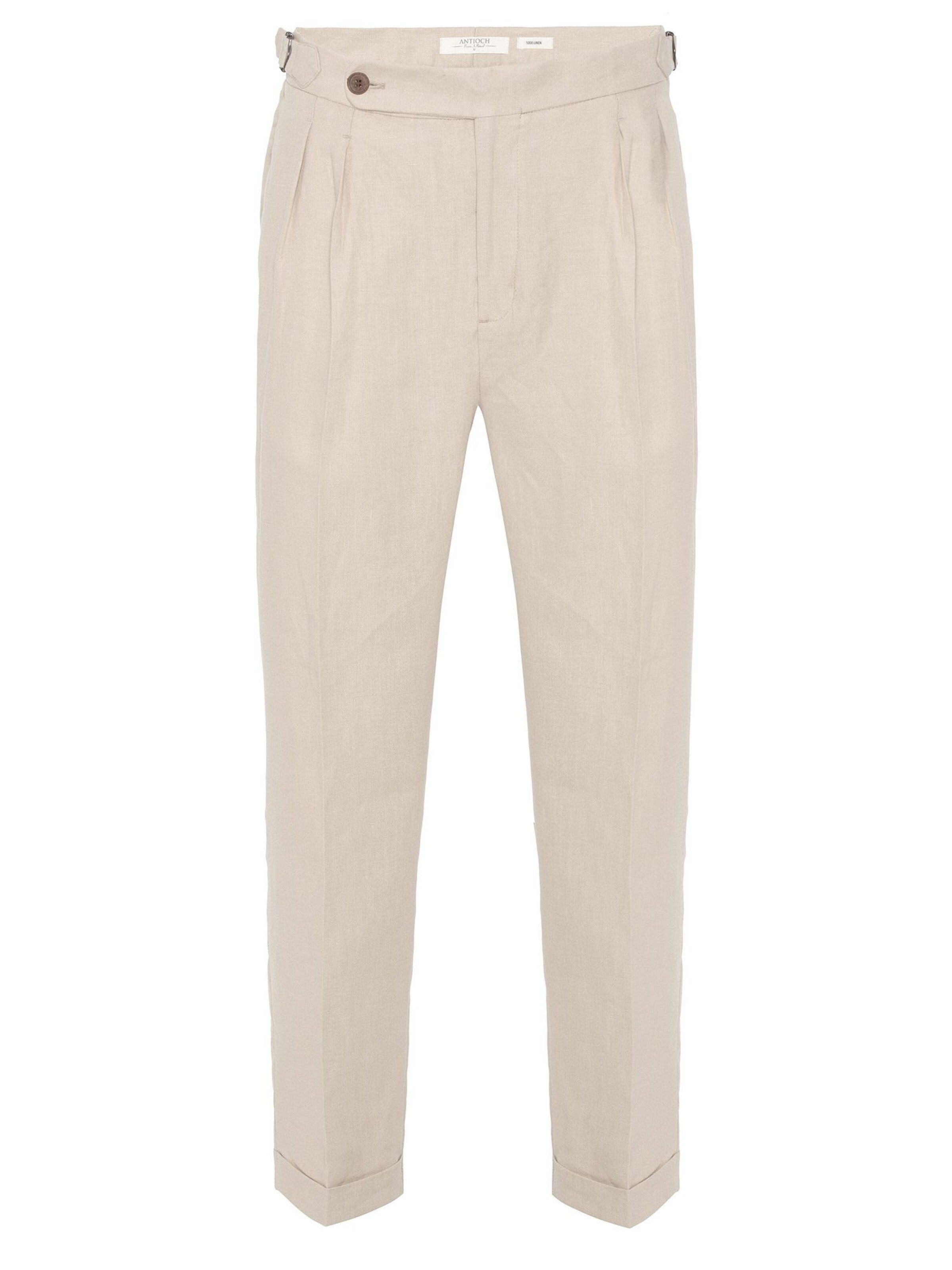 Regular Pantalon Antioch en beige : devant