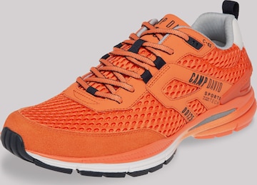 CAMP DAVID Sneakers in Orange: front