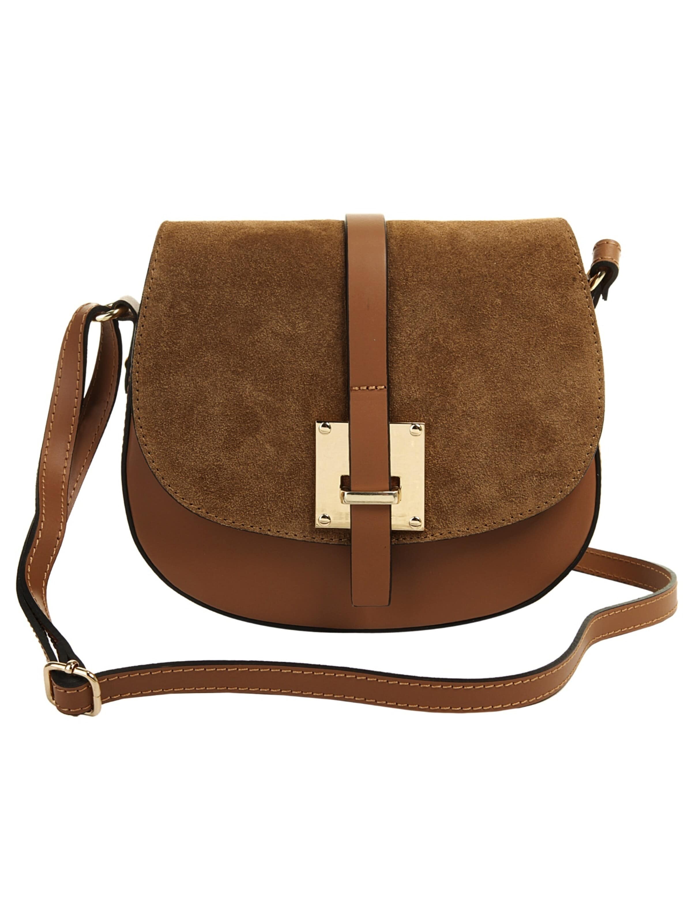 Cluty Crossbody Bag in Brown: front