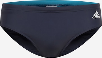 Pantaloni de baie 'Colorblock ' de la ADIDAS PERFORMANCE pe albastru: față