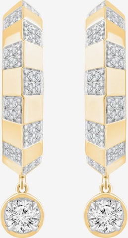 Boucles d'oreilles ETHISHER DIAMANTEN en jaune : devant