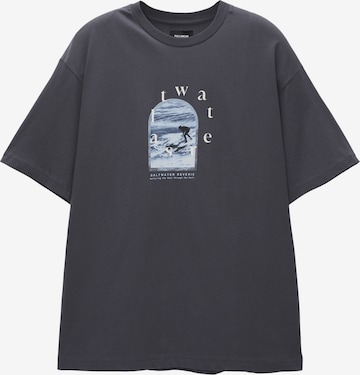 Pull&Bear T-shirt i grå: framsida