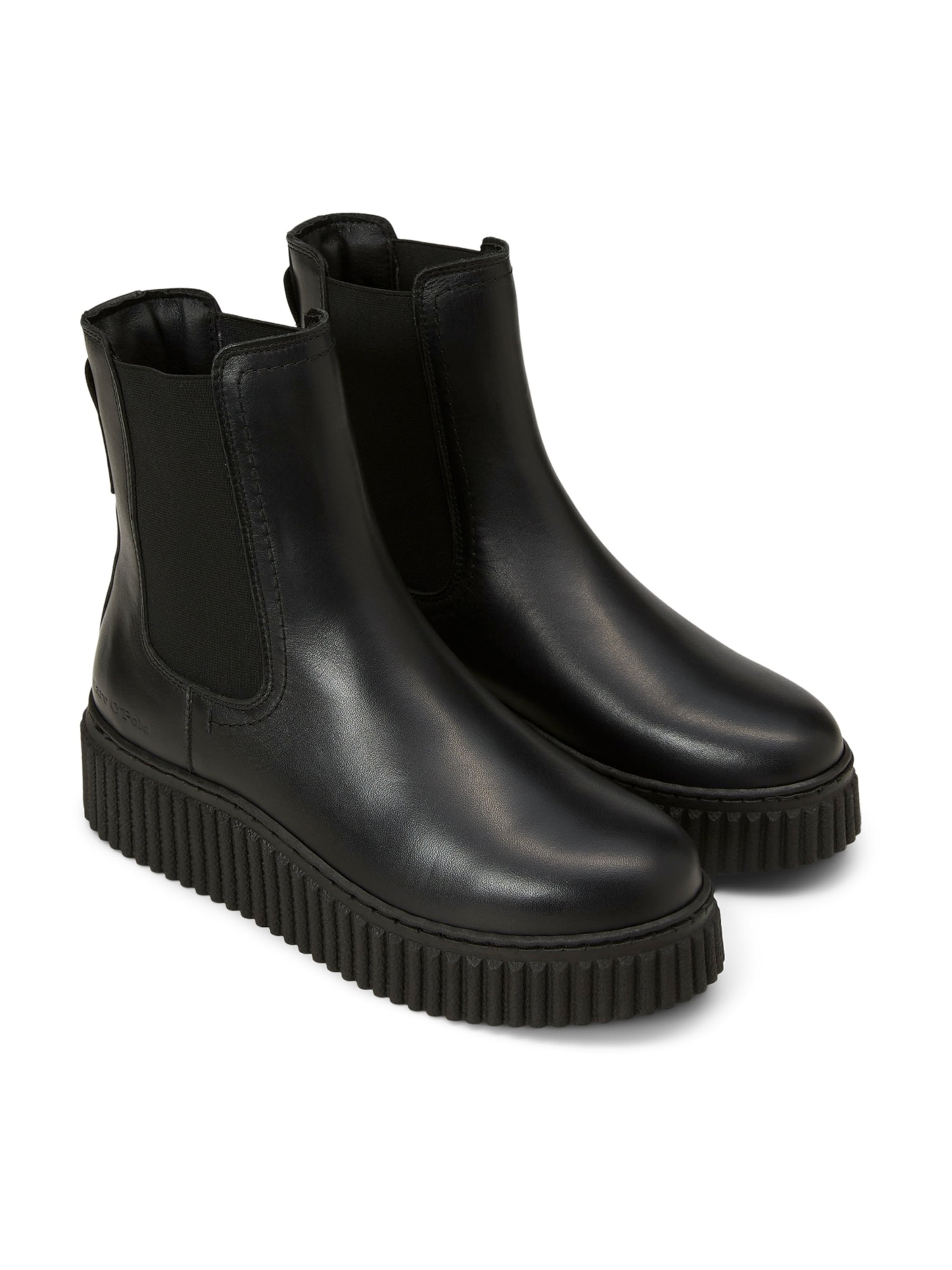 Marc O'Polo Chelsea boots in Zwart