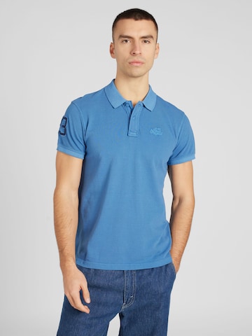 BLEND Poloshirt in Blau: predná strana