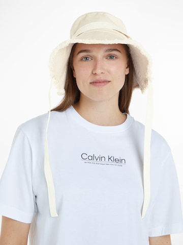 Calvin Klein Hut in Beige: predná strana