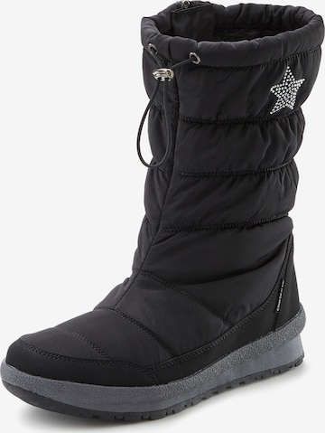 LASCANA Snow Boots in Black: front