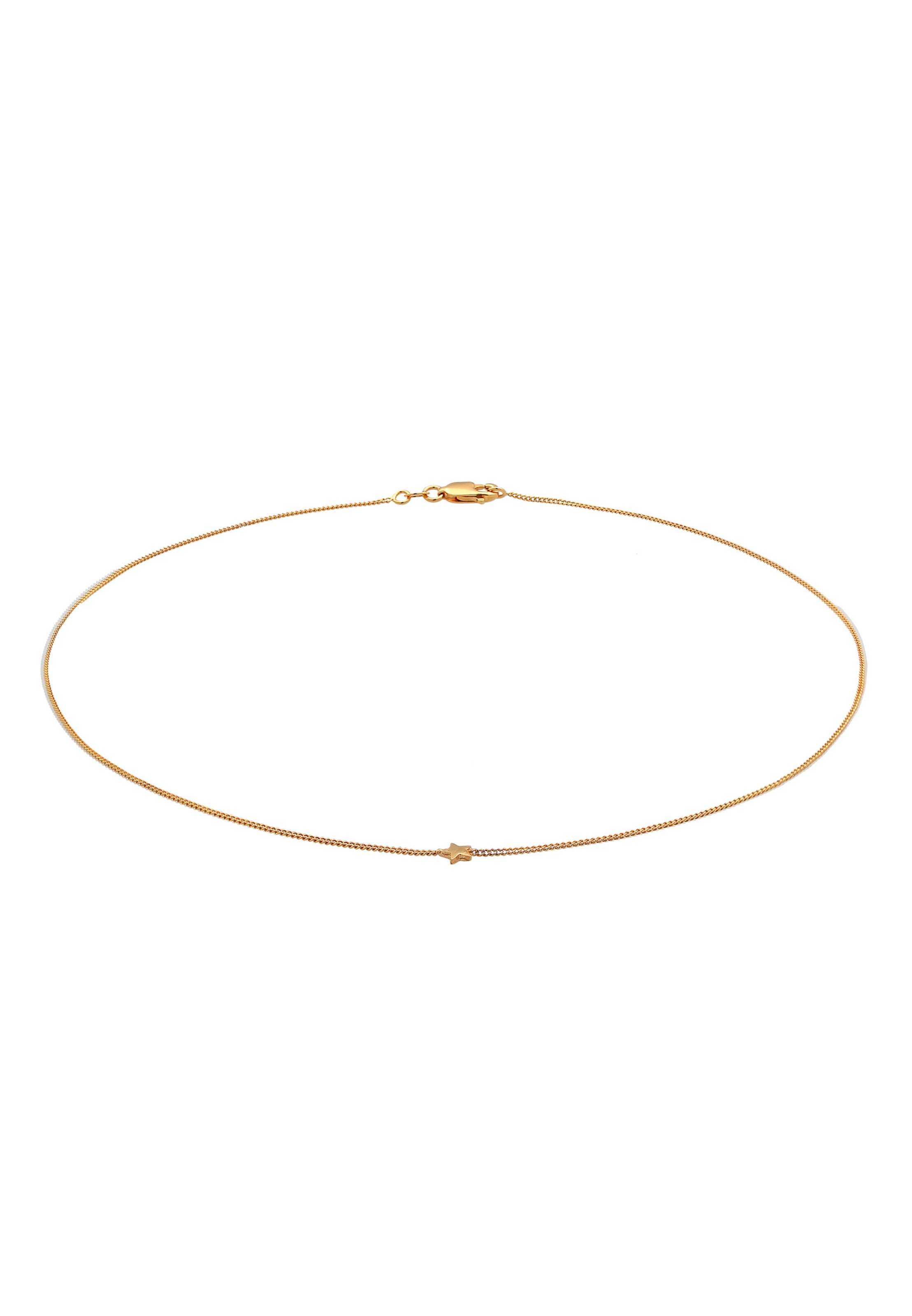 ELLI PREMIUM Kette ' Astro' in Gold: Vorderseite