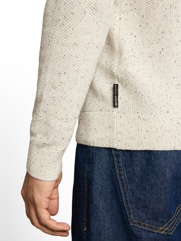 TOM TAILOR DENIM Pullover in Weiß