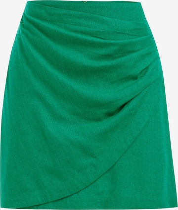 WE Fashion Rok in Groen: voorkant