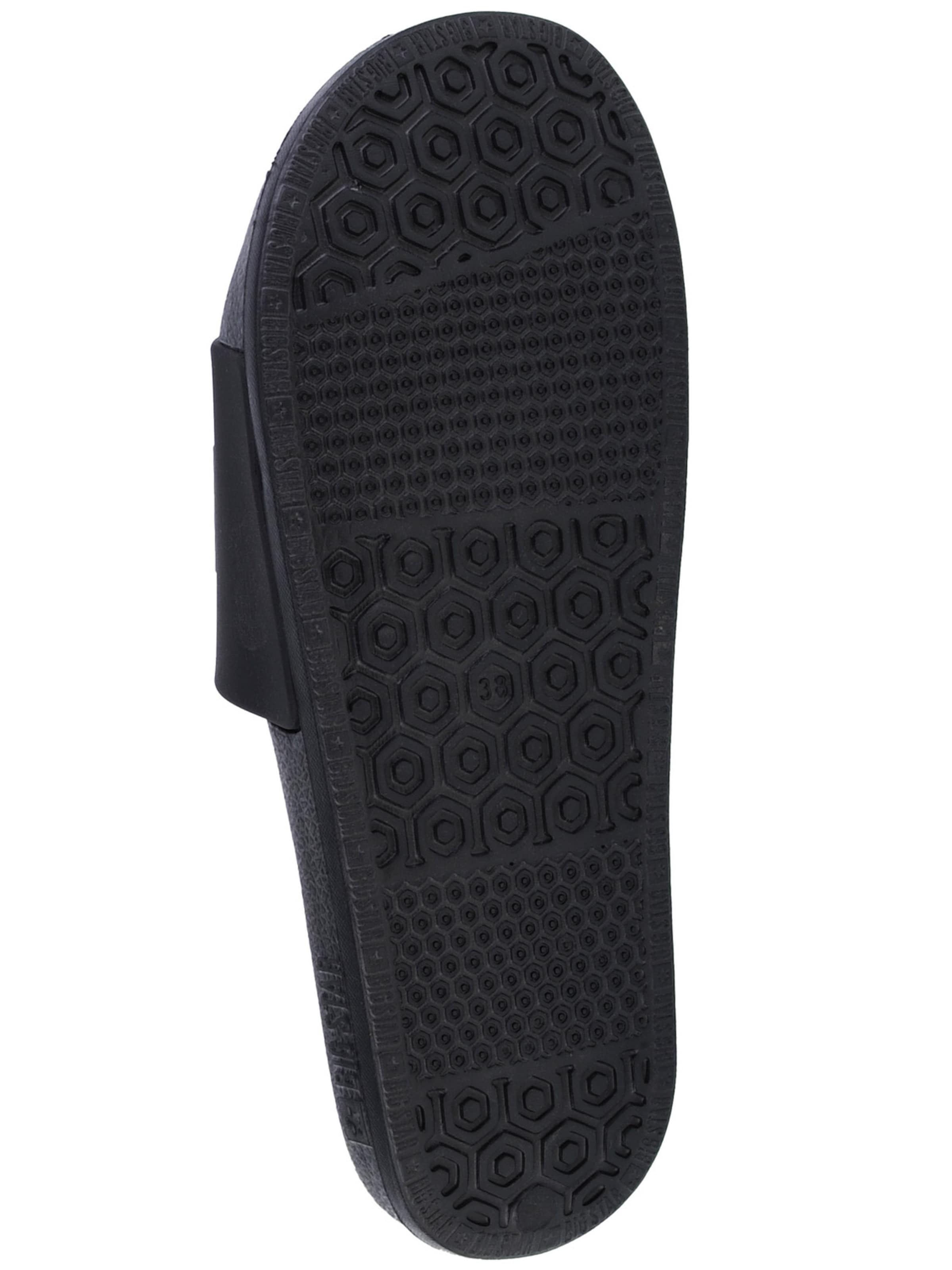 BIG STAR Strand-/badschoen 'Big Star W Slipper FF274A' in Zwart