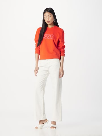 BOSSSweater majica 'Ela' - narančasta boja