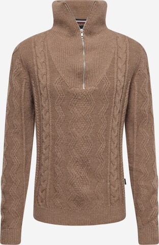 Pull-over Lindbergh en beige : devant