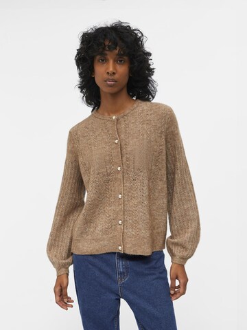 OBJECT Strickjacke in Beige: Vorderseite