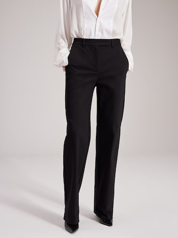 RÆRE by Lorena Rae Loose fit Trousers 'Arven' in Black: front