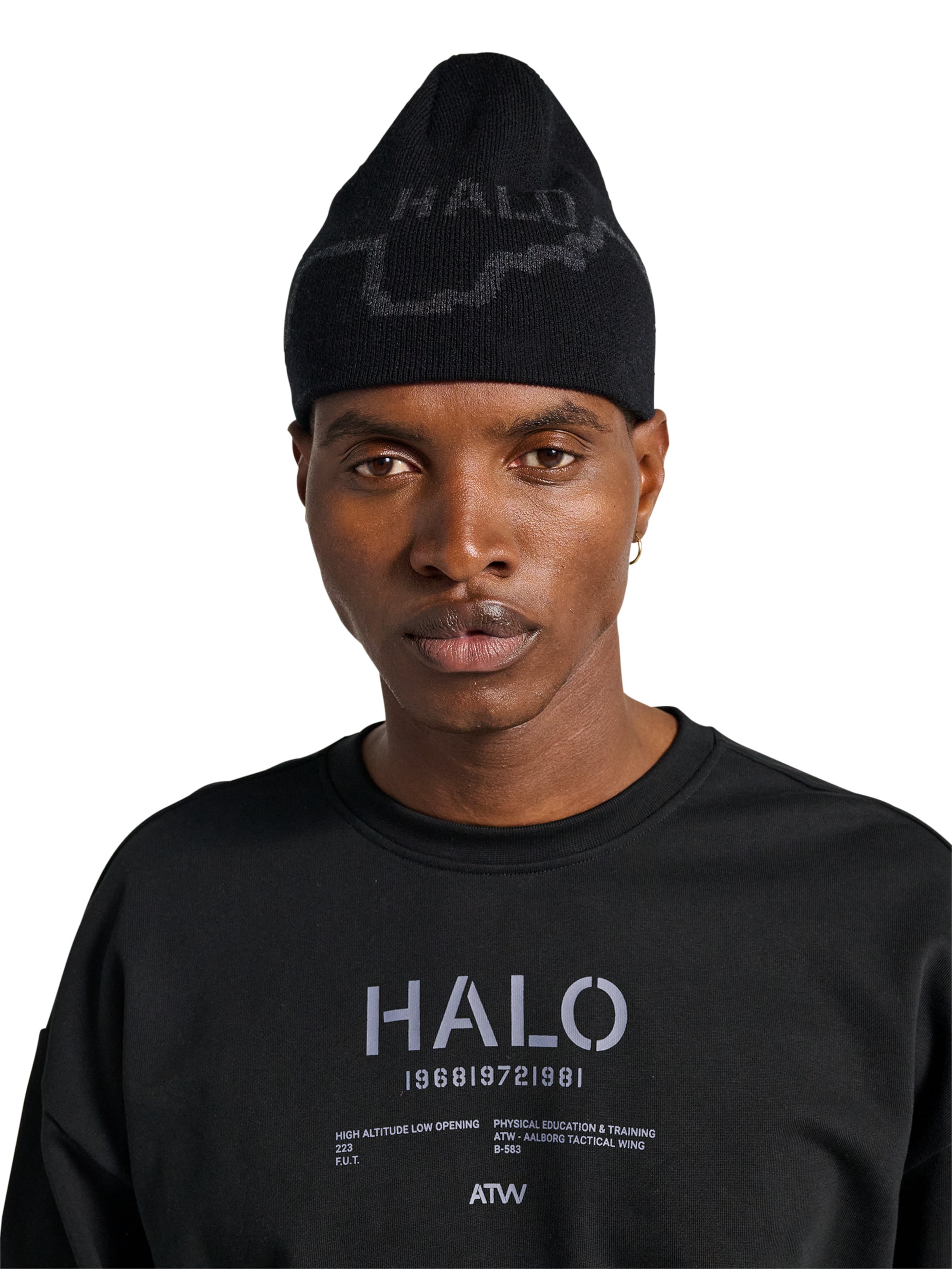 HALO Beanie in Black