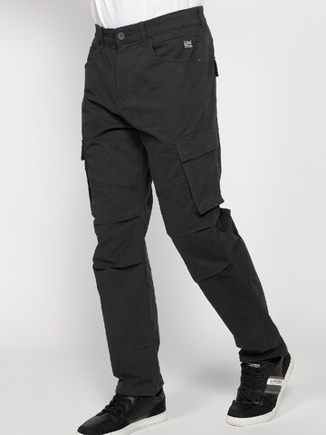 Regular Pantalon cargo KOROSHI en noir