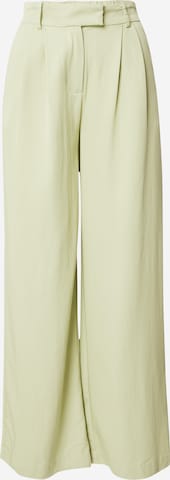 Wide leg Pantaloni con pieghe 'WINNIE' di VILA in verde: frontale