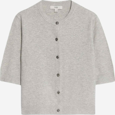 Marks & Spencer Strickjacke in XS in hellgrau, Produktansicht