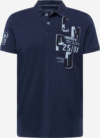 CAMP DAVID - Camiseta en azul: frente