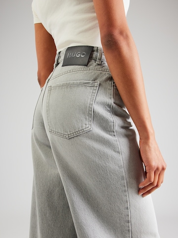 Wide leg Jeans di HUGO in grigio