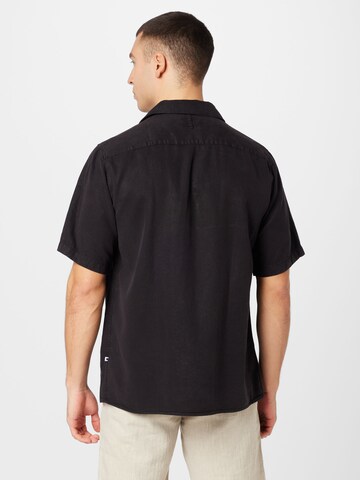 NN07 Regularny krój Koszula 'Julio' w kolorze czarny
