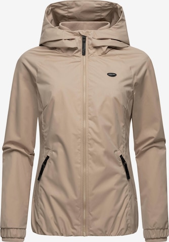 Ragwear Weatherproof jacket 'Dizzie' in Brown: front