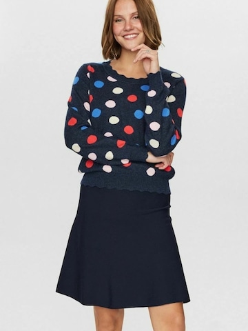 NÜMPH Svetr 'Bagataha' – modrá: přední strana