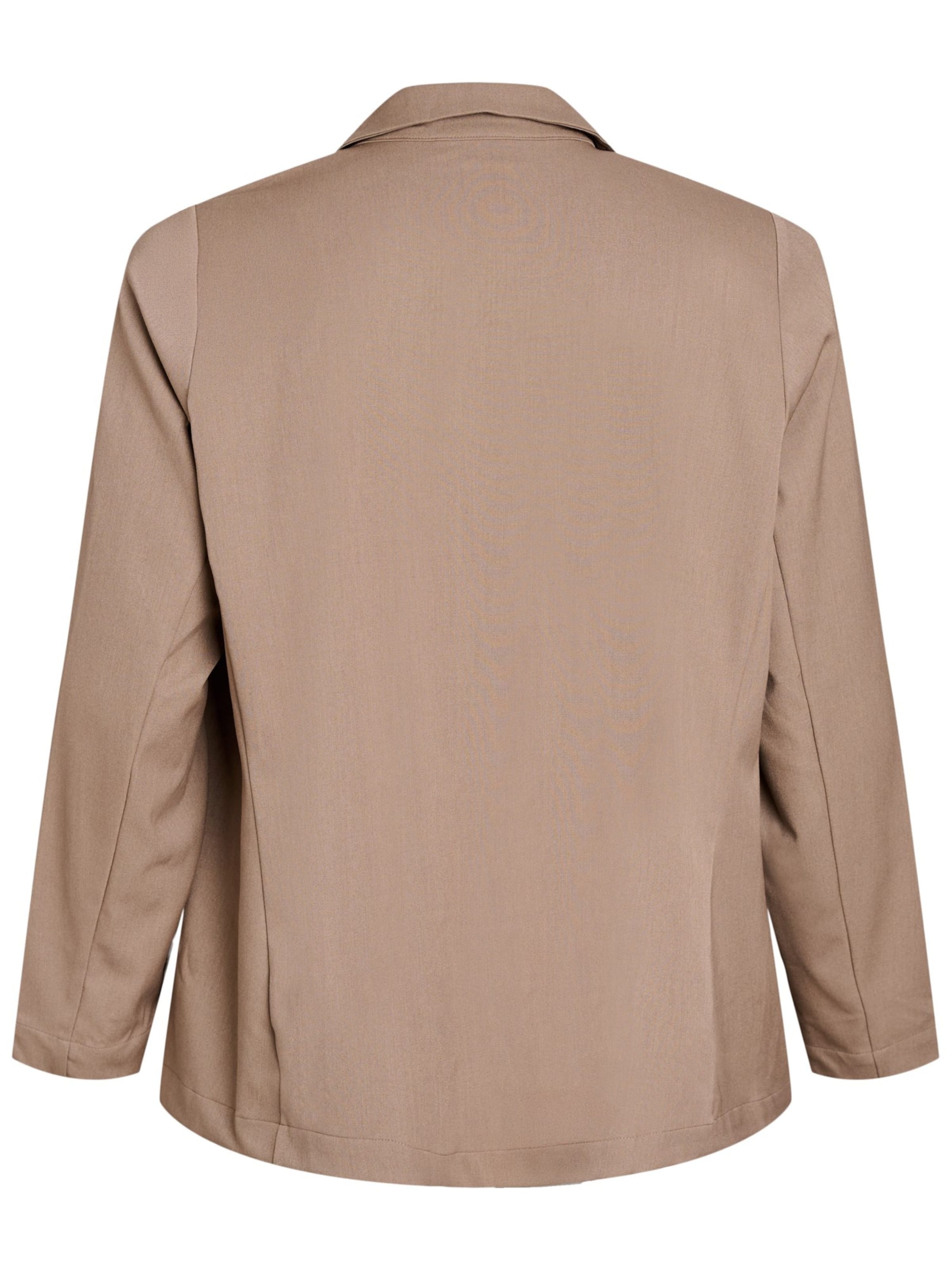 Zizzi Blazer 'Evina' in Braun