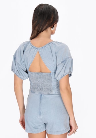 faina - Blusa en azul