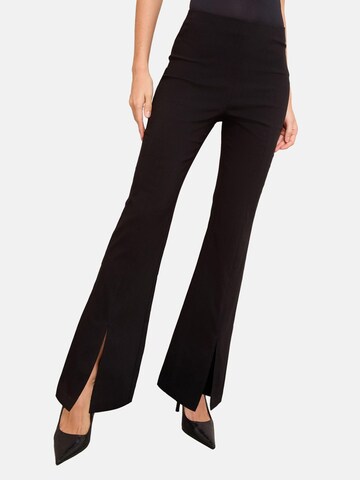 Flared Pantaloni di Friends Like These in nero: frontale